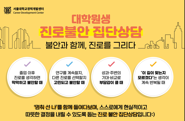 대학원생 진로불안 집단상담: 불안과 함께, 진로를 그리다
